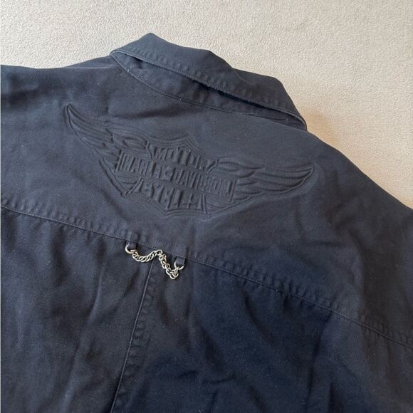 Mens Harley Davidson Reversible L light jacket men’s - Picture 12 of 16